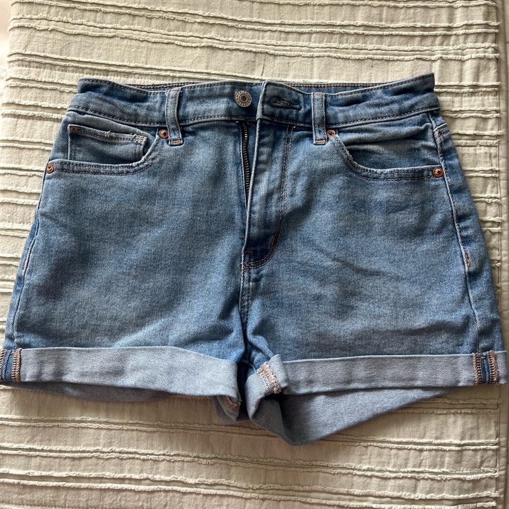 American Eagle Denim Blue Women's Jean Shorts